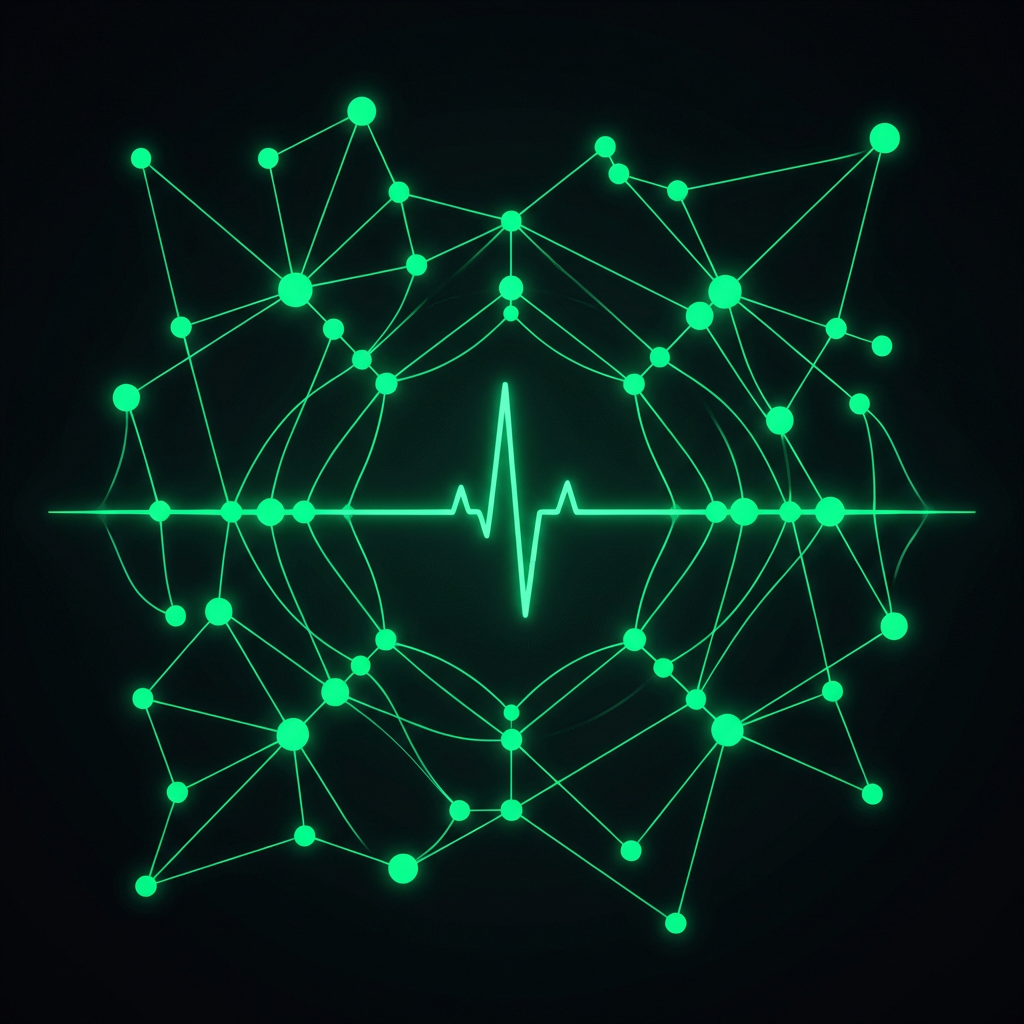 Abstract visualization of automation network nodes